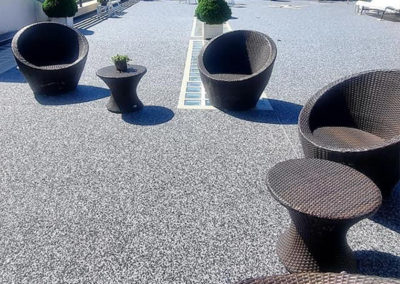 Terrasse résinée